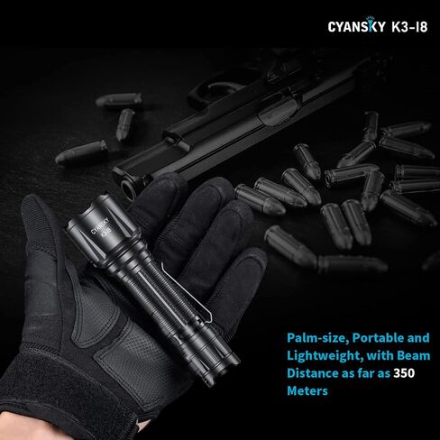 CYANSKY IR Flashlight,High-Power Long-Range IR Illuminator with 850nm Infrared LED Specially Designed for Night Hunting, Observation, Camera and Tactical Tasks(5000mW / 350M) in Saudi Arabia