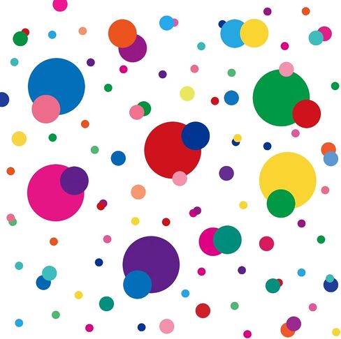 PARLAIM Wall Stickers for Bedroom Living Room, Polka Dot Wall Decals for Kids Boys and Girls (130 Circles) in Saudi Arabia