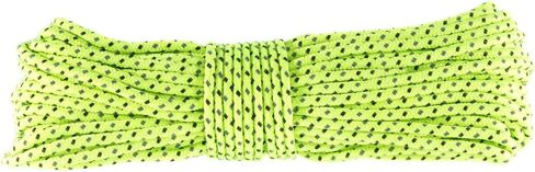 West Coast Paracord Premium Highly Reflective Tent Line - 50 or 100 Foot Sizes - Tent Tarp, Canopy Shelter, Camping, Hiking, Backpacking (Neon Green) in Saudi Arabia