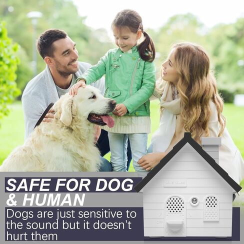 Bark Box for Barking Dogs,Anti Bark Device for Dogs,Barking Dog Deterrent,50 Ft Three Mode Anti Barker for Large,Safe for Dogs and Humans,for Indoor and Outdoor use,Undaunted by The Weather (White) in Kuwait