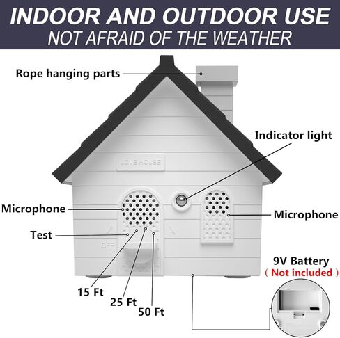 Bark Box for Barking Dogs,Anti Bark Device for Dogs,Barking Dog Deterrent,50 Ft Three Mode Anti Barker for Large,Safe for Dogs and Humans,for Indoor and Outdoor use,Undaunted by The Weather (White) in Kuwait
