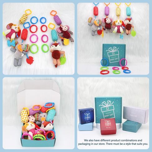 BLOOBLOOMAX Sock rattles for Babies 0-24 Months Baby Animal Foot Finder Educational Toys in Saudi Arabia