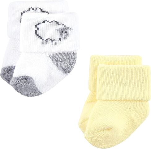 Hudson Baby Unisex Baby Cotton Rich Newborn and Terry Socks, Farm, 0-6 Months in Saudi Arabia