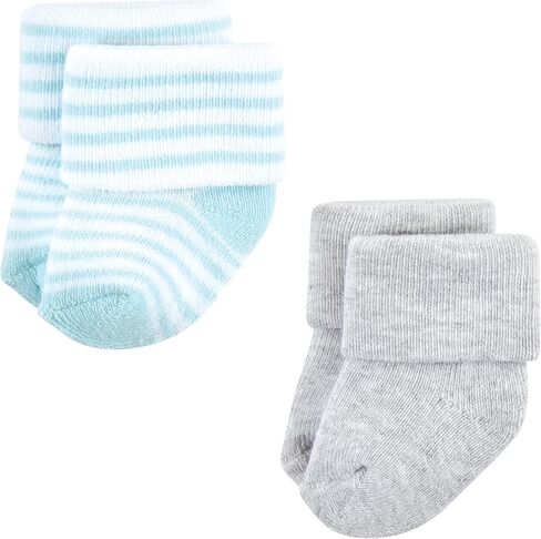 Hudson Baby Unisex Baby Cotton Rich Newborn and Terry Socks, Farm, 0-6 Months in Saudi Arabia