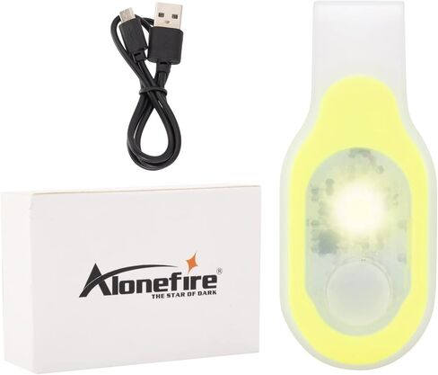 Alonefire PL500 Nursing Night Light Clip on Flashlight USB Rechargeable Magnetic Nursing Light 3 Modes for Nurses Night Shift Nurse Essentials, Shirt, Badge with Keychain Light,Built-in Battery (Blue) in Kuwait
