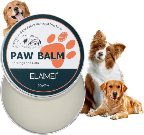 Puzeku Dog Paw Balm, 2 Oz Paw Balm Dogs & Cats, 3 in 1 Heal, Repair and Sooth Dry Cracked & Damaged Paws, Pads and Nose, 100% Natural Dog Paw Cream with Shea Butter Coconut Oil & Beeswax… in Saudi Arabia