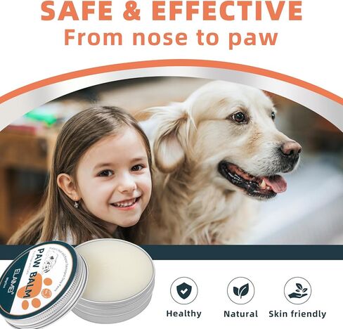 Puzeku Dog Paw Balm, 2 Oz Paw Balm Dogs & Cats, 3 in 1 Heal, Repair and Sooth Dry Cracked & Damaged Paws, Pads and Nose, 100% Natural Dog Paw Cream with Shea Butter Coconut Oil & Beeswax… in Saudi Arabia