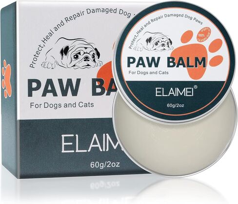 Puzeku Dog Paw Balm, 2 Oz Paw Balm Dogs & Cats, 3 in 1 Heal, Repair and Sooth Dry Cracked & Damaged Paws, Pads and Nose, 100% Natural Dog Paw Cream with Shea Butter Coconut Oil & Beeswax… in Saudi Arabia