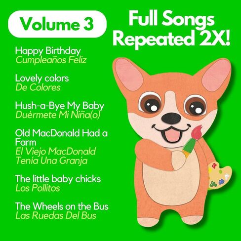 Coco Learns Spanish Vol. 3 | Musical Spanish Book & Bilingual Toy for Toddlers & Babies; Libros en Español para Niños; Spanish Baby Book & Children’s Book; Learn Spanish for Kids, Niñas, Niños, Bebes in Saudi Arabia