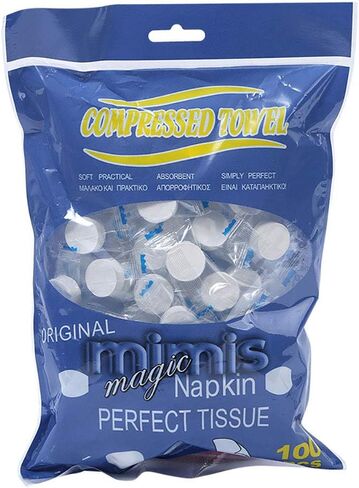 Compressed Towels, Darate 100PCS Portable Disposable Towels - Soft, Durable, Reusable Face Towels - Travel, Home, Outdoor, Camping, Hiking, Sport Hand Cotton Compressed Towels Tablets (100PCS) in Saudi Arabia