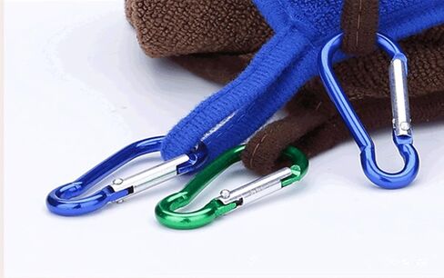 Toasis Fishing Towels with Carabiner Clip 14 x 11 Inch Pack of 3 (Mixed B) in Kuwait