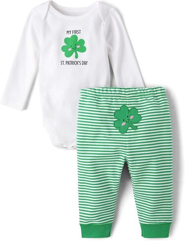 The Children's Place Unisex Baby And Newborn My First St. Patrick's Day 2 Piece Set in Saudi Arabia
