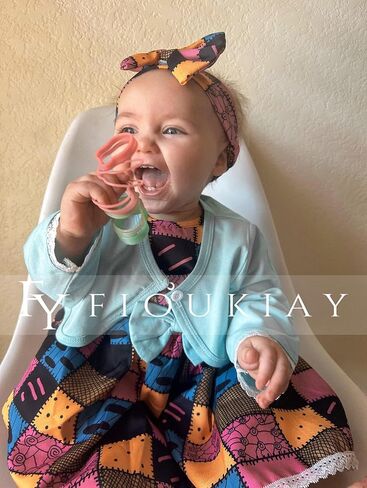 fioukiay Baby Girl Halloween Dress and Cardigan Set Infant Girl Bowknot Dresses Outfit Set Clothes With Diaper Cover in Kuwait