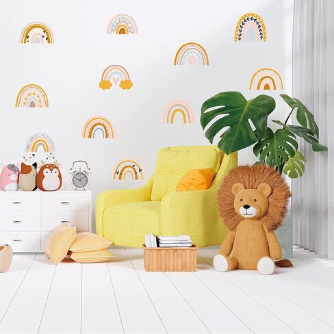 Watercolor Butterfly Wall Decals Stickers for Girls Bedroom Peel and Stick Wall Stickers for Kids Baby Nursery Room DIY Decorations in Saudi Arabia