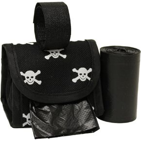 Five Star Pet Purse Style Dispenser with 2 Rolls Made in USA Easy Open Poop Bags Dog Waste Bags (Red Paw)