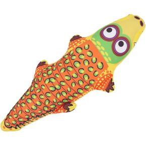 COMFPET Squeaky Dog Plush Toy, Interactive Dog Toy Clean Teeth Puppy Chew Toy, for Small Breed Pupppy(Blue Crocodile) in Kuwait