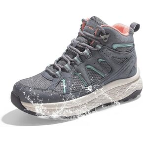 ANJOUFEMME أحذية التنزه للنساء مقاومة للماء خفيفة الوزن في الهواء الطلق الرحلات التخييم درب أحذية التنزه الشتاء Ankel أحذية التنزه in Kuwait