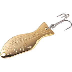 Als Goldfish G200-G Original Al's Goldfish Fishing Lure, 1/4-Ounce, #6 Hook, Gold Finish