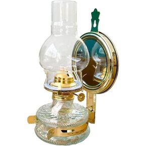 سينغرينغ مصباح زيت يثبت على الحائط بتصميم عتيق من الزجاج مع مراة زجاجية للمطبخ والاستخدام الداخلي in Kuwait