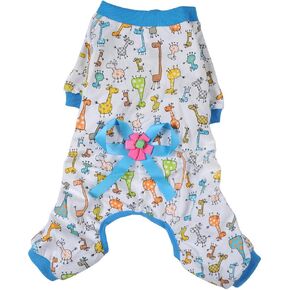 Pet Dog Clothes Pajamas Coat Jumpsuit,3color 4 sizes in Saudi Arabia