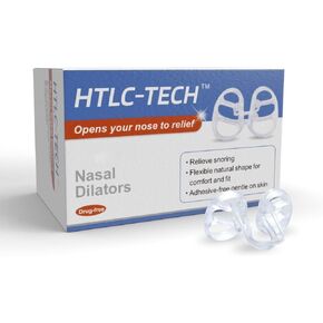 HTLC-TECH Nasal Dilators, Anti Snoring Devices, Snore Stopper Silicone Anti Snore, No Side Effects, Advanced Design, Reusable, Comfortable & Professional (M) in Saudi Arabia