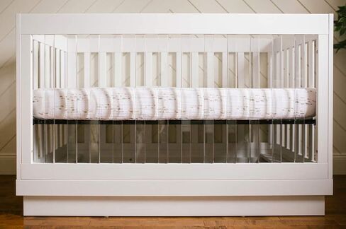 ملاءات سرير الأطفال من Lulujo Muslin - ملاءات مرتبة سرير ملائمة للأولاد والبنات - 28 بوصة × 52 بوصة، عبوة واحدة (أخضر) in Kuwait