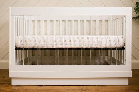 ملاءات سرير الأطفال من Lulujo Muslin - ملاءات مرتبة سرير ملائمة للأولاد والبنات - 28 بوصة × 52 بوصة، عبوة واحدة (أخضر) in Kuwait