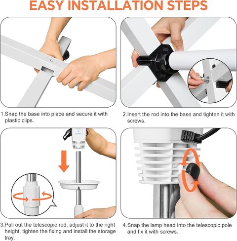 HABEWLU Infrared Light Red Heat Lamp 275W Near Red Infrared Heat Lamp for Relieve Joint Pain and Muscle Aches Body, Standing Heat Lamp with 10 Heat Setting 5-60 min Timer in Kuwait