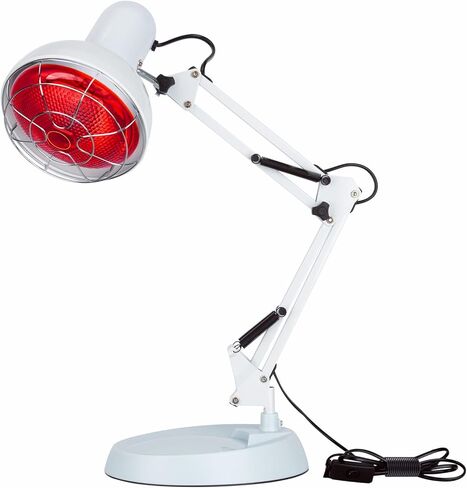 مصباح بالاشعة تحت الحمراء، مصباح حراري للعلاج بالضوء الاحمر القريب مع حامل لتخفيف الام مفاصل الجسم وآلام العضلات، ضوء بالاشعة تحت الحمراء محمول للاستخدام المنزلي in Kuwait