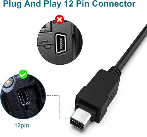 Auhsuxo Replacement CB-USB6 Camera Transfer Data Sync Charger Cord Cable Compatible with Olympus CB-USB8 CB-USB5 FE-200 FE-4020 FE-4030 mju Tough 7040 8000 8010 9000-Tough TG-320,Black,4.9FT in Kuwait