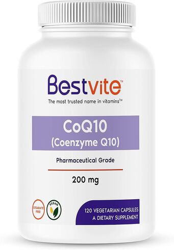 بيستفيت الإنزيم المساعد CoQ10 400 ملغ (120 كبسولة نباتية) مخمر بشكل طبيعي - بدون ستيرات - نباتي - خالي من الغلوتين - غير معدّل وراثيًا in Saudi Arabia