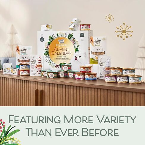 أعياد العيد الفاخرة، تقويم القدوم، طعام القطط الرطب الذواقة، مكملات القطط ومكافآت القطط، 24 قيراطًا. صندوق - 24 قيراط. صندوق in Kuwait