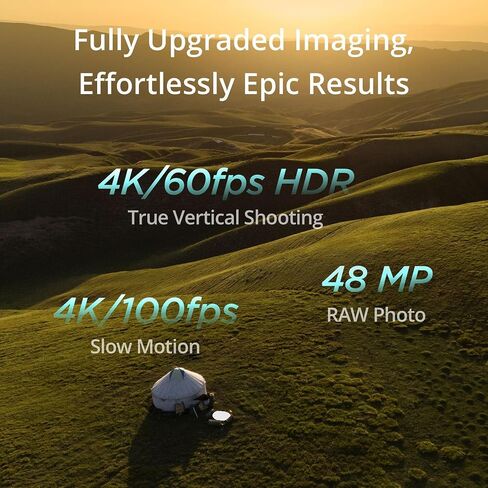 طائرة بدون طيار DJI Mini 4 Pro مع مجموعة أدوات التحكم عن بعد بشاشة DJI RC 2، مجموعة كاميرا بدون طيار، مع 128 جيجابايت SD، قارئ بطاقة USB 3.0، وسادة هبوط، أضواء ستروب على الظهر والمزيد in Kuwait