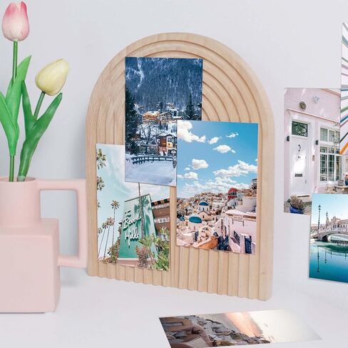 مجموعة LA MAISON COSY 50 قطعة من مجموعة ملصقات الحائط بوهو، طباعة فنية لملصقات غرفة بوهو، هدية ديكور حائط عتيقة مقاس 4 × 6 بوصة لغرفة النوم للفتيات المراهقات in Kuwait