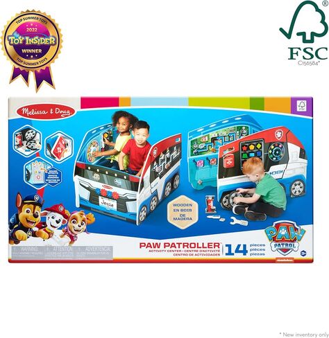 Melissa & Doug PAW Patrol Wooden PAW Patroller Activity Center Multi-Sided Play Space - FSC-Certified Materials Extra Large in Saudi Arabia