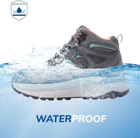 ANJOUFEMME أحذية التنزه للنساء مقاومة للماء خفيفة الوزن في الهواء الطلق الرحلات التخييم درب أحذية التنزه الشتاء Ankel أحذية التنزه in Kuwait