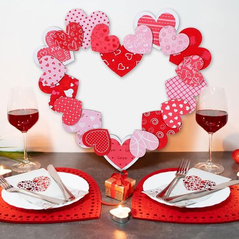 كويكاي زينة عيد الحب الخشبية 12 انش عيد الحب اكليل القلب عيد الحب ديكور المنزل اكاليل القلب عيد الحب شماعات الباب للباب الامامي في الهواء الطلق داخل غرفة نافذة جدار بيت المزرعة هدايا in Kuwait