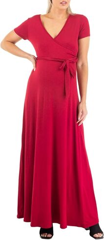 فستان ماذر بي للحوامل طويل أو مرتفع ومنخفض مع حزام قابل للتعديل in Kuwait