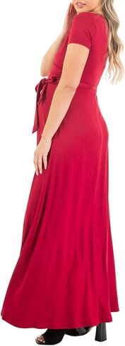 فستان ماذر بي للحوامل طويل أو مرتفع ومنخفض مع حزام قابل للتعديل in Kuwait