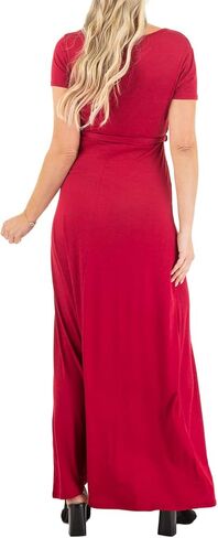 فستان ماذر بي للحوامل طويل أو مرتفع ومنخفض مع حزام قابل للتعديل in Kuwait