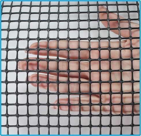Kidkusion Heavy Duty Deck Guard, Black - 30' L x 36" H | Made in USA; Indoor/Outdoor Balcony and Stairway Deck Rail Safety Net; Child Safety; Pet Safety; Toy Safety in Saudi Arabia