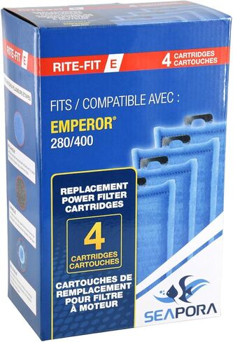 خراطيش Seapora Rite-Fit E لمرشحات الطاقة الإمبراطور - 280/400-4 pk in Kuwait