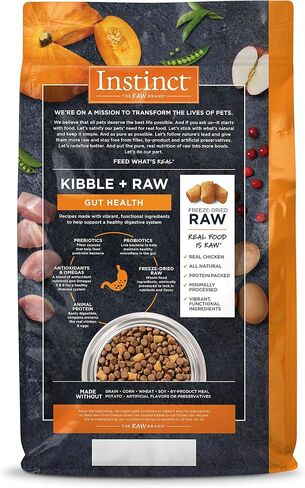 Instinct RawBoost Gut Health, Dry Dog Food + Freeze Dried, Chicken, 3.5 lb. in Kuwait