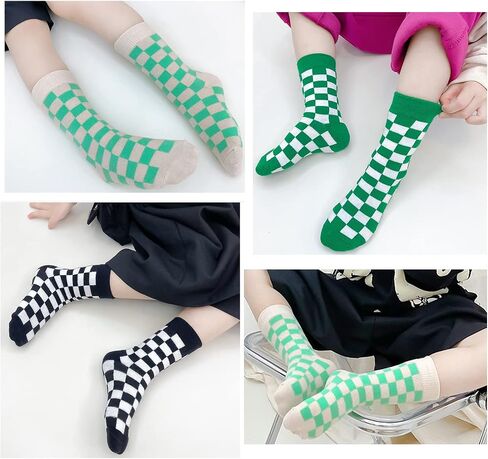 Twtility Kids الجدة متقلب طاقم الجوارب القطن خلخال الجوارب للأطفال الصغار الصغار الكبار الفتيان الفتيات الجوارب in Kuwait