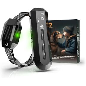 Dog Shock Collar, Electric Rechargeable Dog Training Collar with Remote 2600FT, Smart and Waterproof E-Collar with 3 Training Modes for All Breeds -Train, Walk and Play with Confidence in Saudi Arabia
