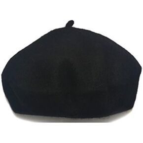Adela Boutique Unisex Babies Woolen Berets Solid Classic Kids Beanie Cap Winter Warm Hat