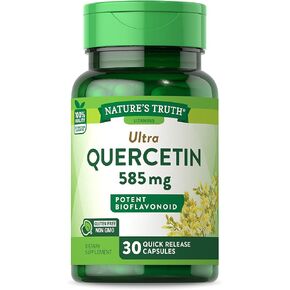 Nature's Truth Quercetin | 585mg | 30 Capsules | Non-GMO & Gluten Free Supplement | Potent Bioflavonoid in Saudi Arabia