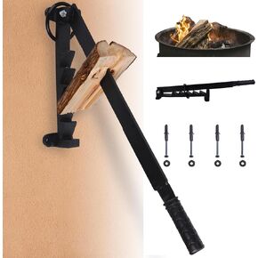 JMOO Wall Mount Firewood Splitter Soft Wood Kindling Splitter for Indoor or Outdoor Firewood Kindling Splitter Wall Mount Kingling Maker Wood Splitter for Camping Household or Outdoor in Kuwait