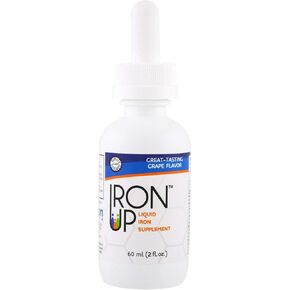 A.C. Grace Company, Iron Up, Liquid Iron Supplement, Grape Flavor, 2 fl oz (60 ml) in Saudi Arabia