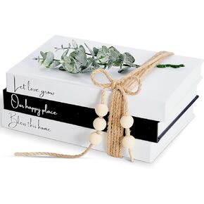 Decorative Books - Stack of Books for Home Decor Display and Living Room Coffee Table Decoration - Real Pages, Accessories and Quotes. Dimensions: 9.06"x 6.02"x 3.42" in Saudi Arabia